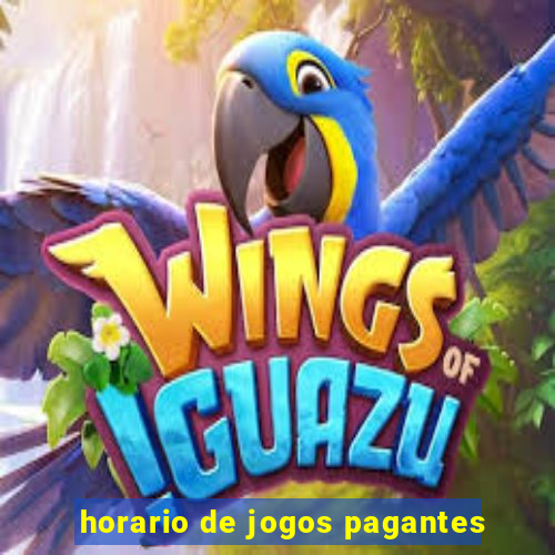 horario de jogos pagantes